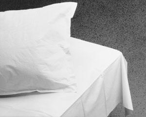 Drape / Stretcher Bed Sheets, Flat, White, 3-Ply .. .  .  